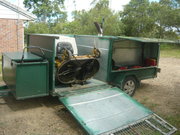 large lawn mowing contractors trailer