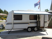 Evenew caravan and Jackaroo complete outfit ready to go