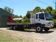 2006 ISUZU FVZ 1400 MANUAL CRANE TRUCK