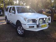 2007 Nissan Navara 2007 Nissan Navara D40 V6 ST-X (4x4) White Manual